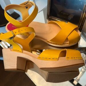 SWEEDISH HASBEEN PLATFORM SANDALS